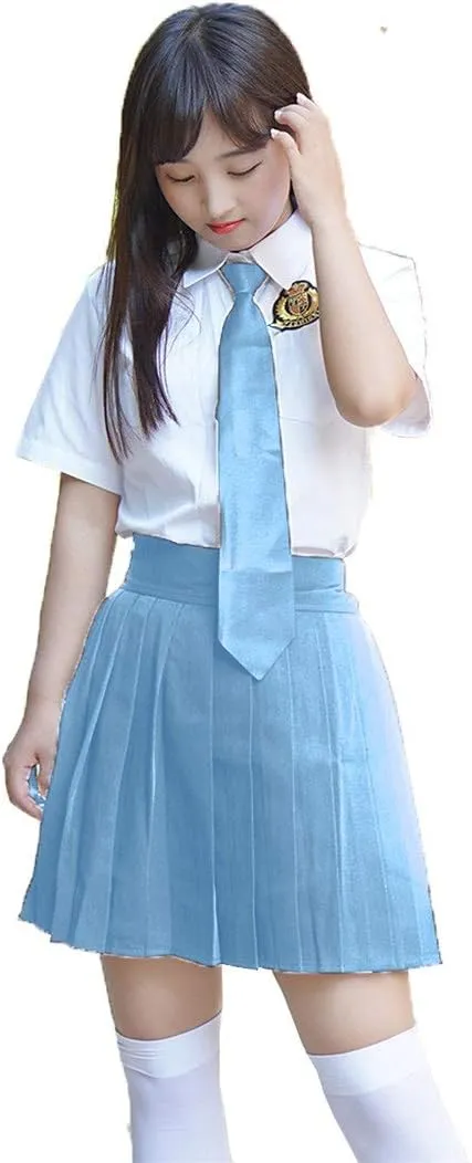 Women's High Waisted Pleated Mini Skirt A-line Shorts with Elastic Wide Waistband