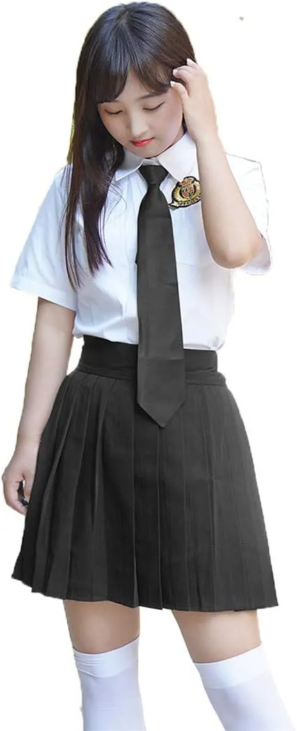 Women's High Waisted Pleated Mini Skirt A-line Shorts with Elastic Wide Waistband