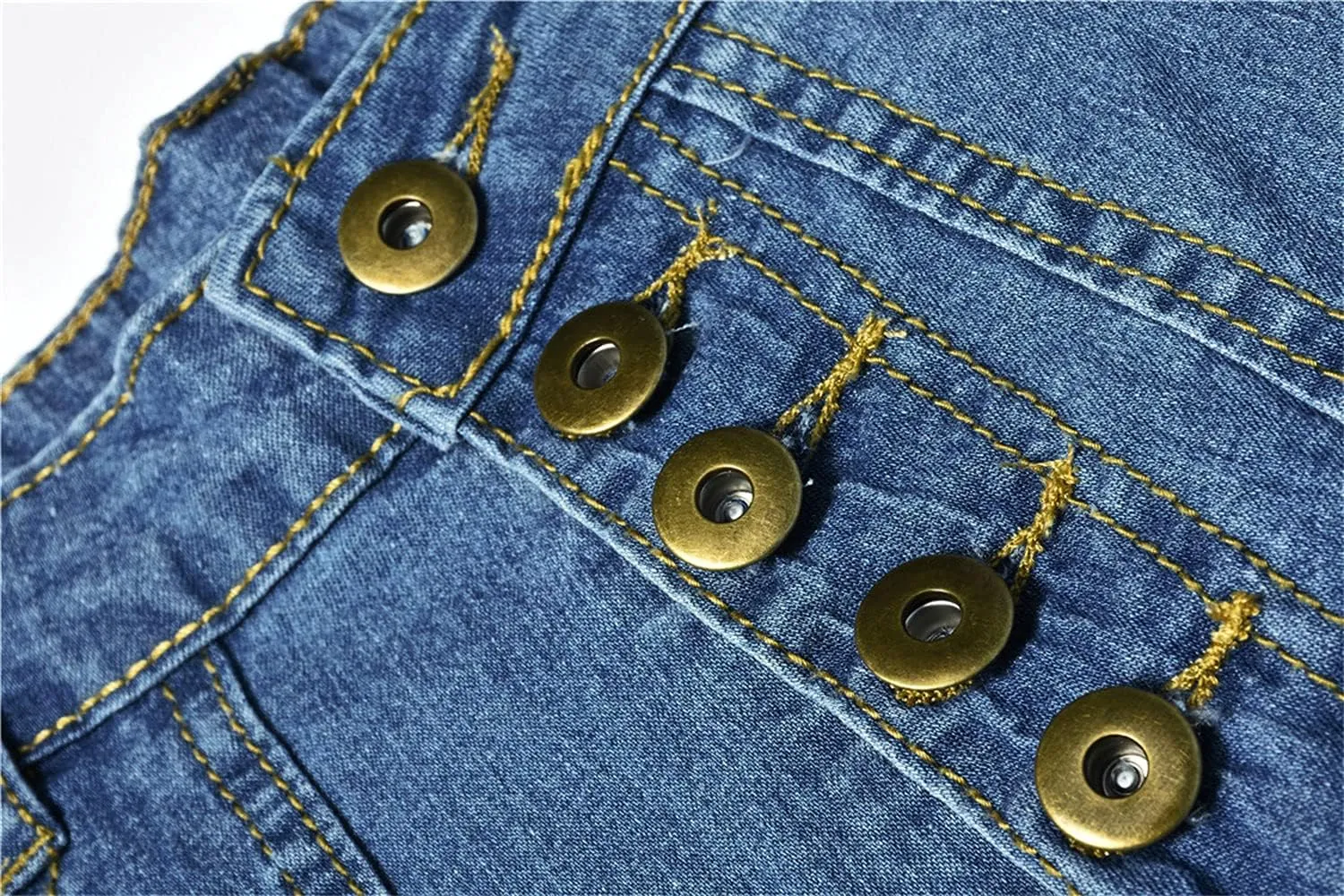 Women's High Waisted Stretch Flare Jean Vintage Washed Skinny Denim Flare Jeans Slim Jean Bell Bottom Trousers