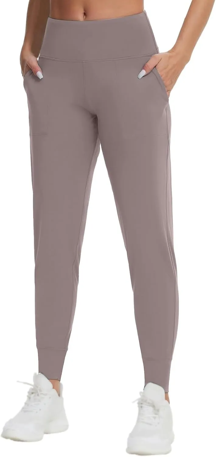 Women's Jogger Sweatpants Tummy Control Athletic Pants High Waisted Yoga Pants Lightweight Workout Pants Travel Pants