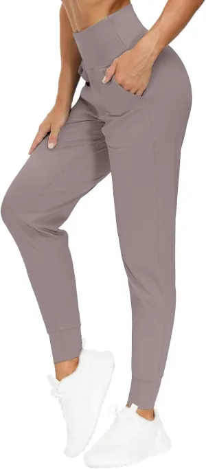 Women's Jogger Sweatpants Tummy Control Athletic Pants High Waisted Yoga Pants Lightweight Workout Pants Travel Pants