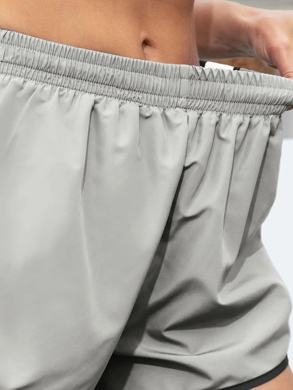 Women's Quick-Dry Swim Board Shorts with Pockets Side Mesh for Beach, Swimming & Running 3" Inseam