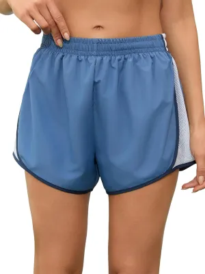 Women's Quick-Dry Swim Board Shorts with Pockets Side Mesh for Beach, Swimming & Running 3" Inseam