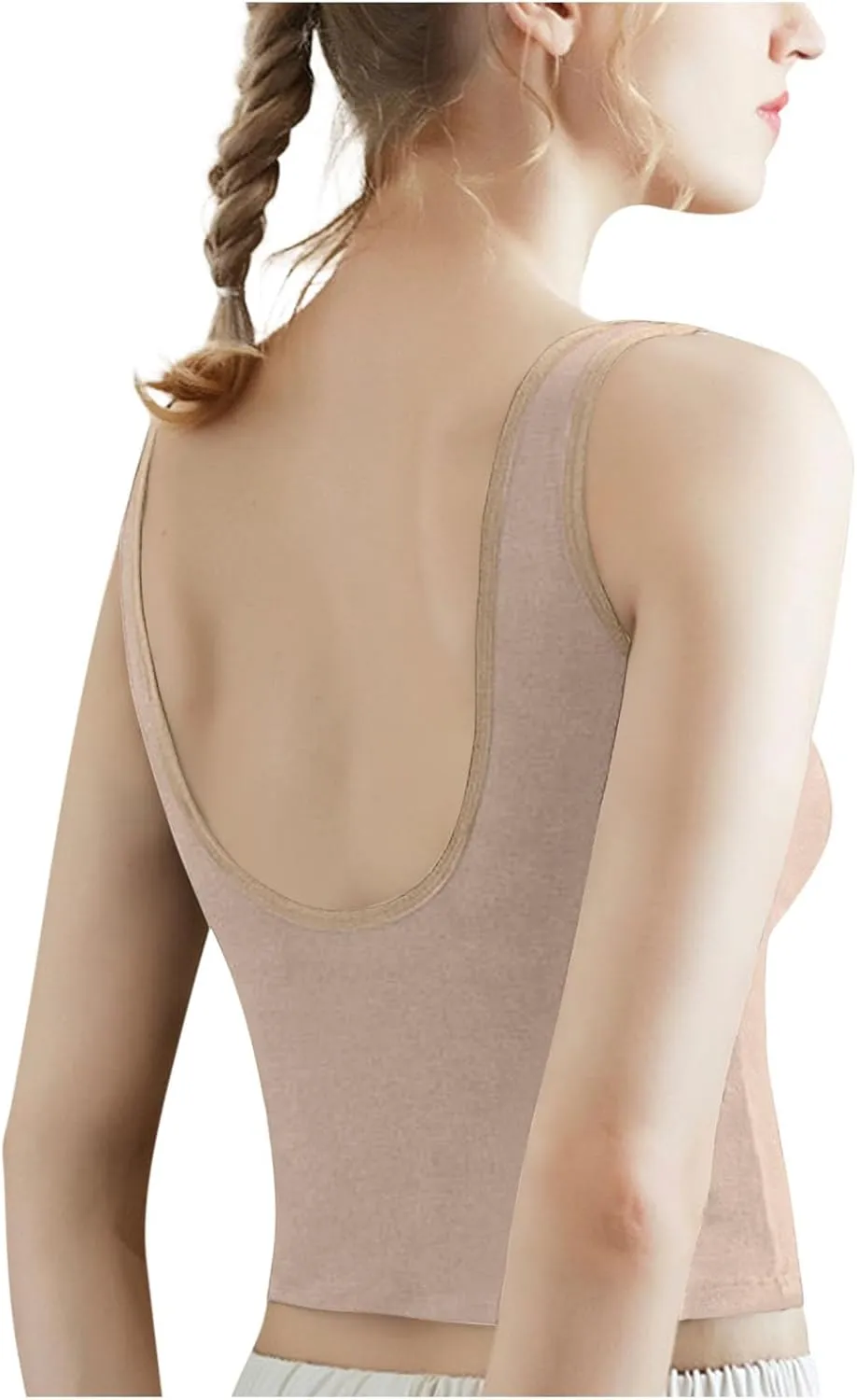 Womens Yoga Tank Tops Sleeveless Round Neck Cropped Vests Elastic Skinny Solid Color Casual Sporting Fitness Camisoles